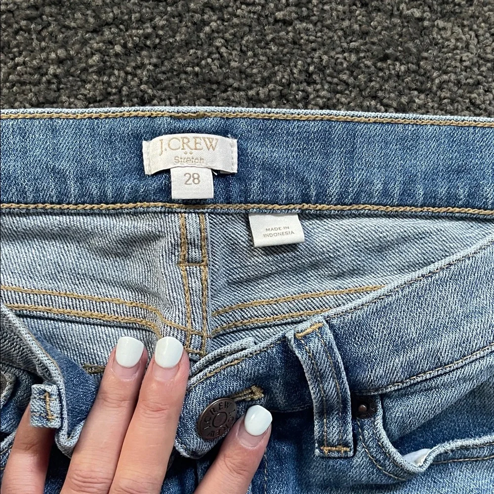 Video- vintage J Crew Blue Distressed Jeans